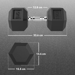 Набор гантелей Homcom 2x15kg A91-021V01BK (Black) Thumb