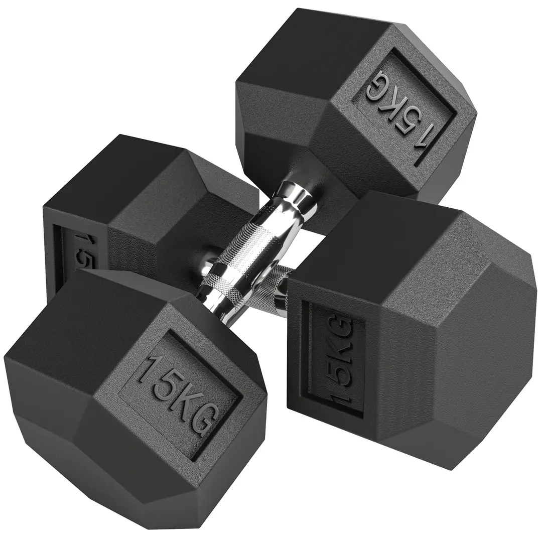 Набор гантелей Homcom 2x15kg A91-021V01BK (Black)