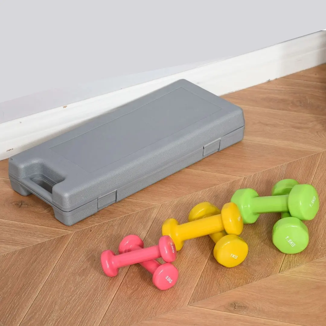 Набор гантелей Homcom A91-144 (Multicolor) - 6