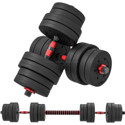 Набор гантелей + штанга Homcom A91-143V02BK 30kg (Black)