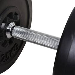Набор гантели + штанга Homcom B1-0013 55kg (Silver/Black) Thumb