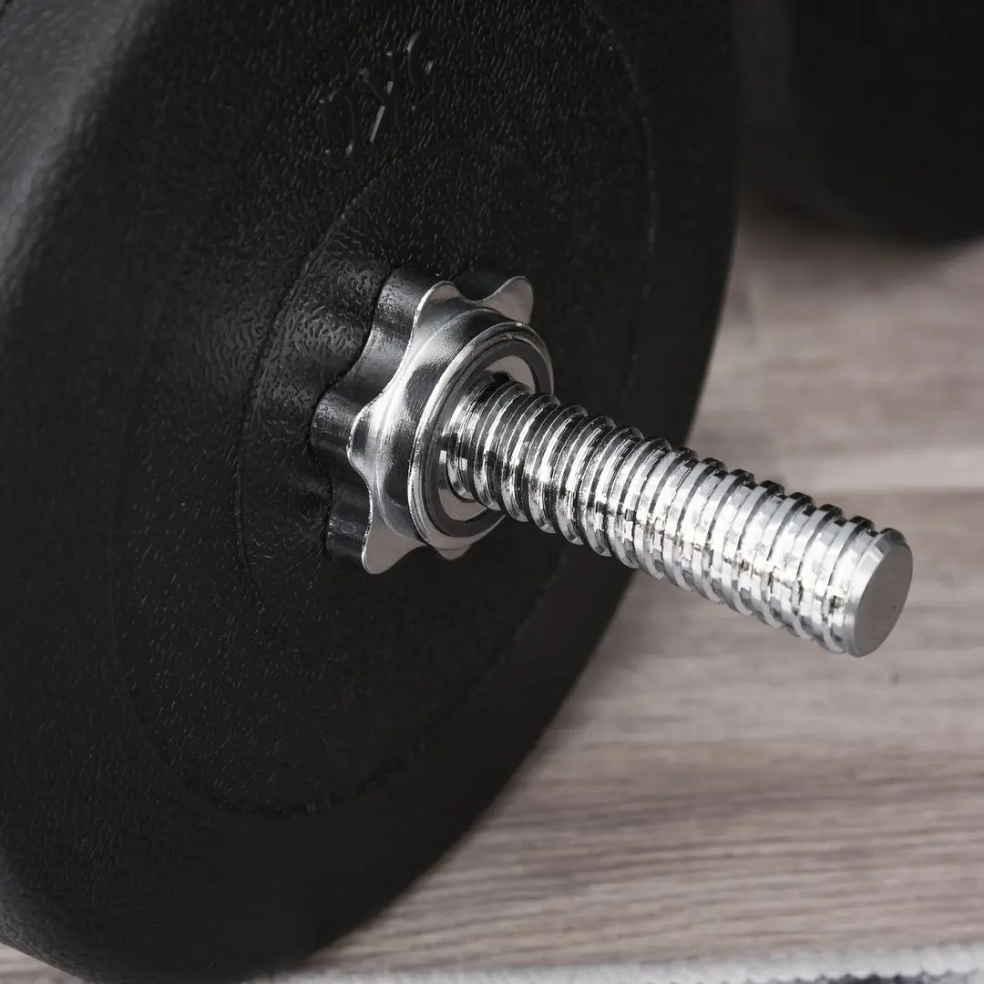 Set gantere reglabile Homcom B1-0127 50kg (Black)