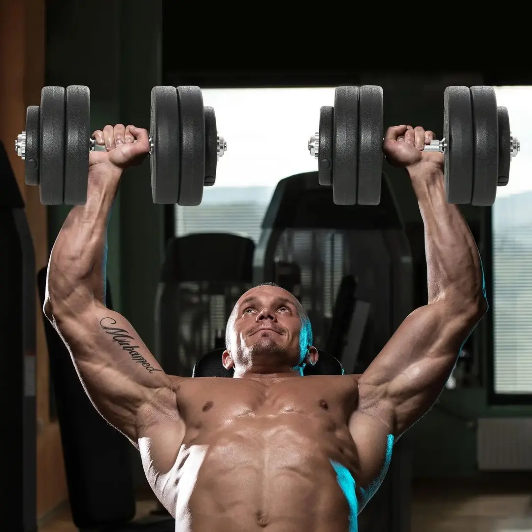 Set gantere reglabile Homcom B1-0127 50kg (Black)