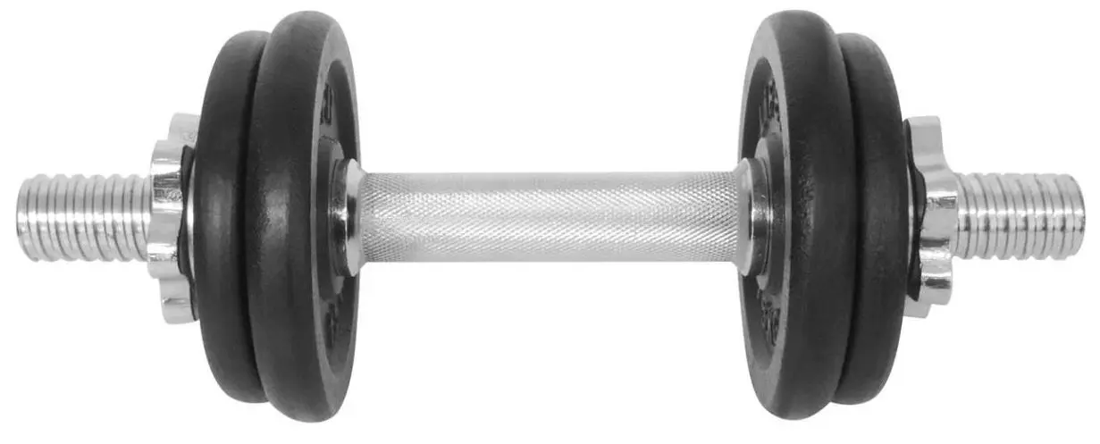 Gantera LifeFit F-CIN-07-2 7kg (Black/Silver)