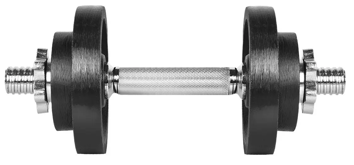 Гантель LifeFit F-CIN-09-2 9kg (Black/Silver)