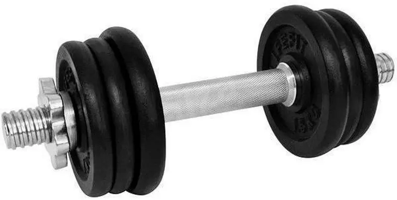 Gantera LifeFit F-CIN-09-3 9kg (Black/Silver)