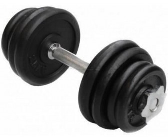 Гантель LifeFit F-CIN-10-3 10kg (Black/Silver)