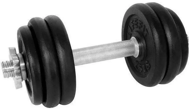 Gantera LifeFit F-CIN-15-3 15kg (Black/Silver)