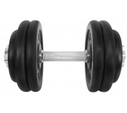 Гантель LifeFit F-CIN-27-3 27kg (Black/Silver)