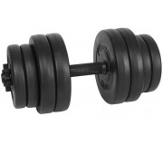 Гантель LifeFit Strong F-VI-SET15-01 15kg (Black/Silver)