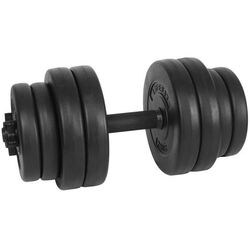 Gantera LifeFit Strong F-VI-SET15-01 15kg (Black/Silver)