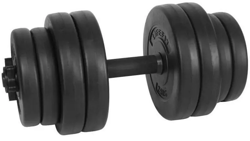Гантель LifeFit Strong F-VI-SET15-01 15kg (Black/Silver)