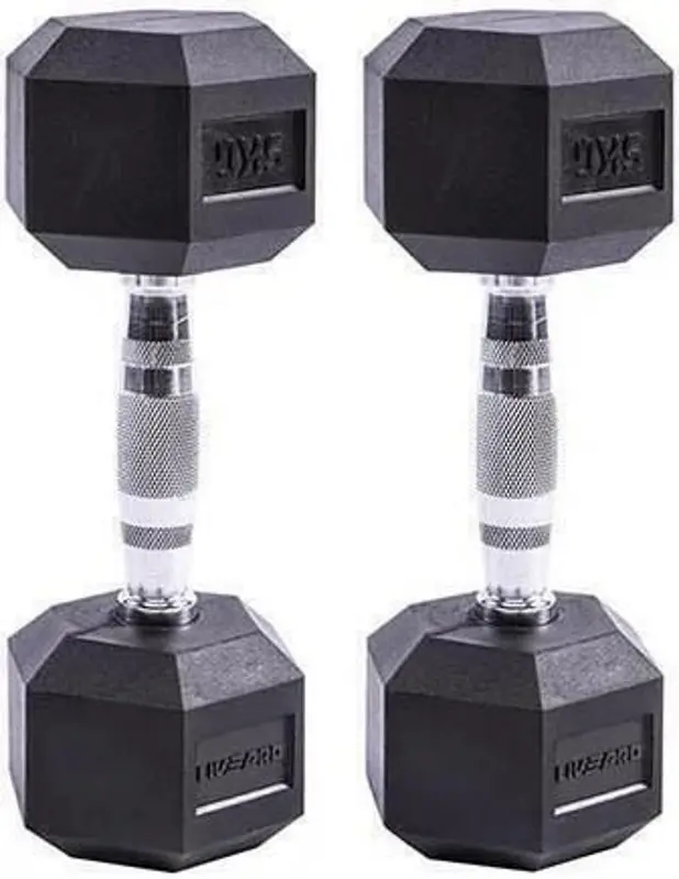 Гантель LivePro LP8005/25/BK 2x25kg (Black) - 2