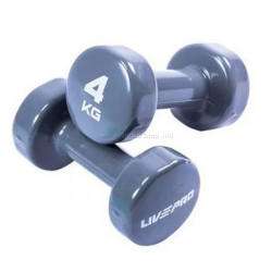 Гантель LivePro LP8076/04/GY 4kg (Grey)