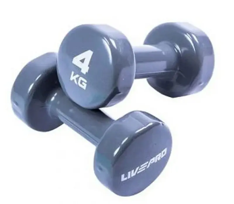 Гантель LivePro LP8076/04/GY 4kg (Grey)