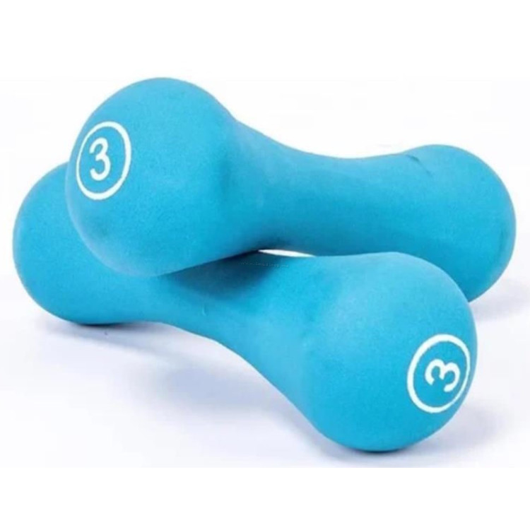 Gantera LiveUp LS2002/03/BU 2x3kg (Blue)