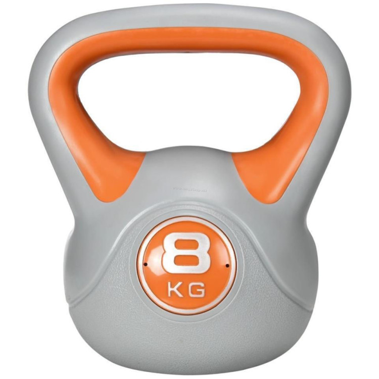 Гиря LiveUp LS2047/08/OG 8kg (Grey/Orange)