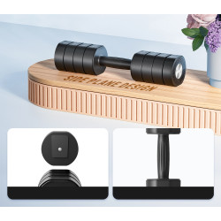 Gantere reglabile Merach MR-2444 2x4kg (Black) Thumb