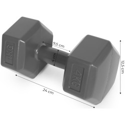 Гантели Modern Home HCD-8-DGY (Grey) Thumb