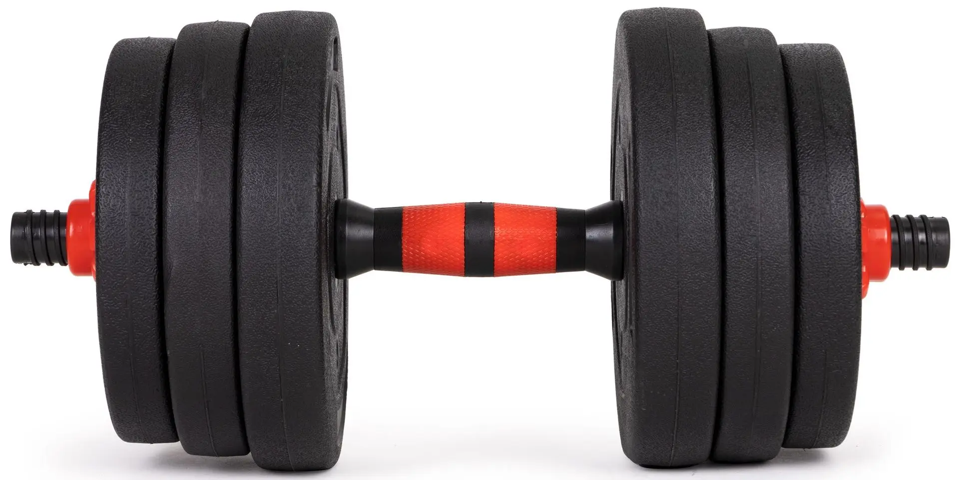 Gantere-haltera 2in1 Modern Home GB-SX 2x10kg (Black/Red)