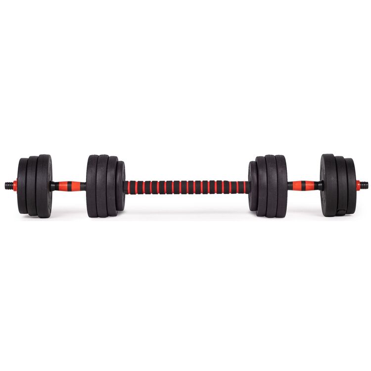 Гантели-штанга 2в1 Modern Home GB-SX 2x10kg (Black/Red)
