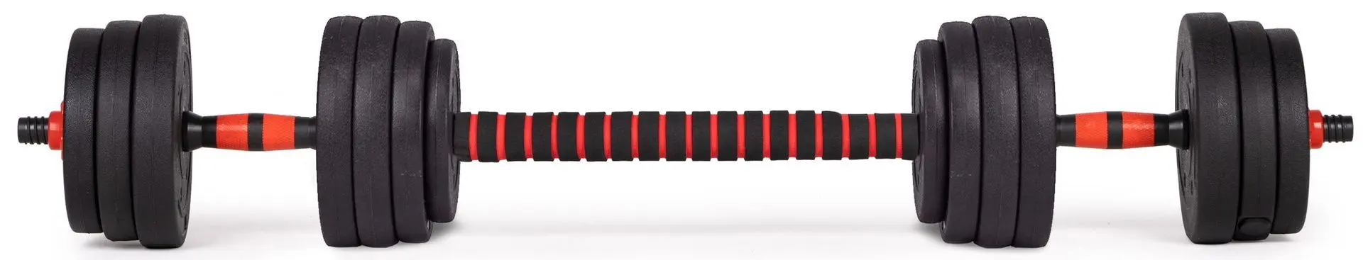 Gantere-haltera 2in1 Modern Home GB-SX 2x10kg (Black/Red)