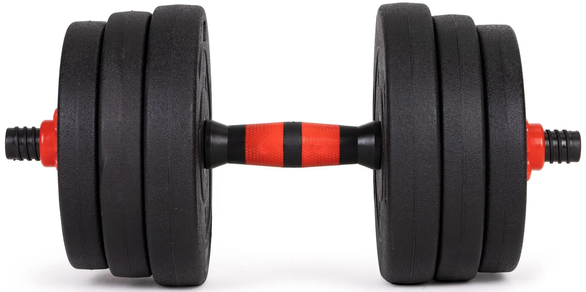 Gantere-haltera 2in1 Modern Home GB-SX 2x15kg (Black/Red)