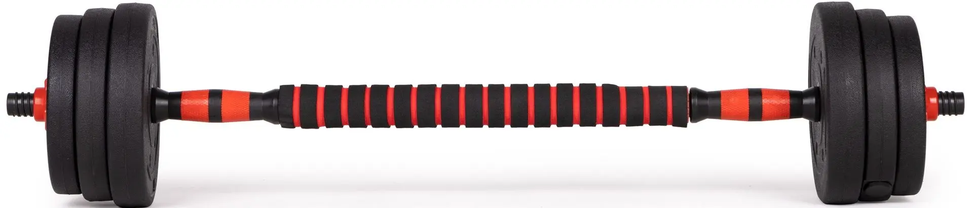 Gantere-haltera 2in1 Modern Home GB-SX 2x15kg (Black/Red)