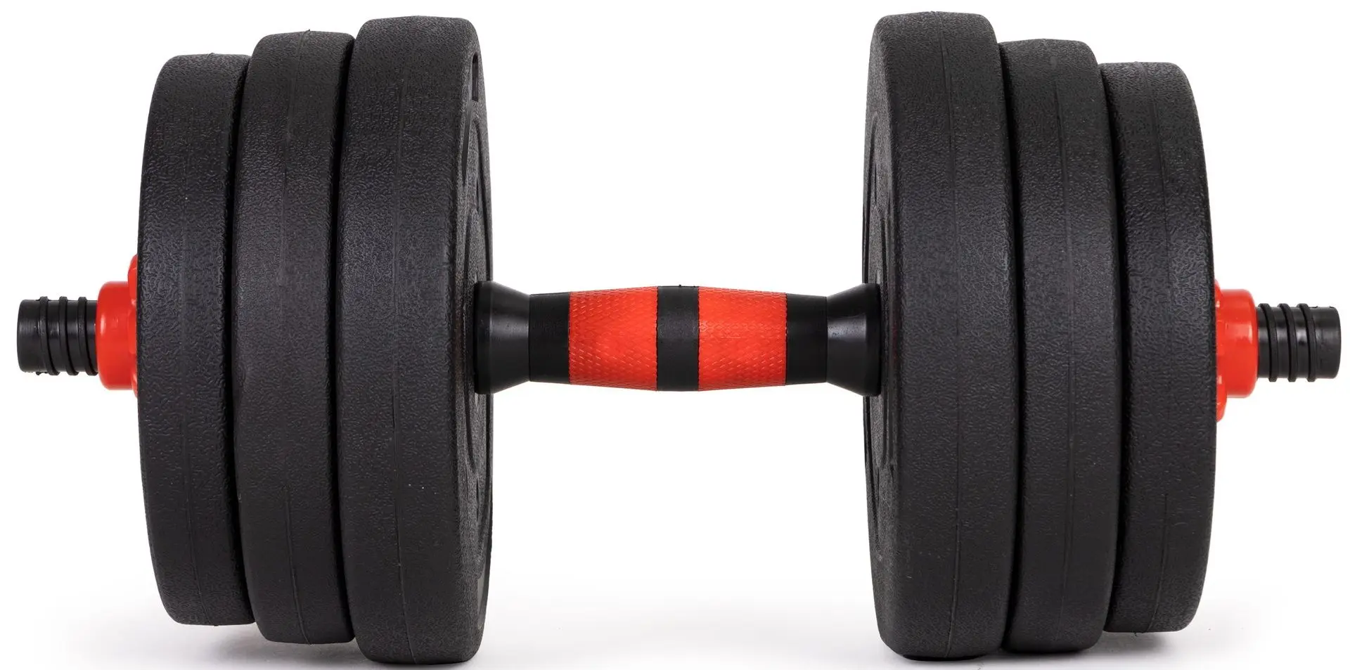 Gantere-haltera 2in1 Modern Home GB-SX 2x20kg (Black/Red)