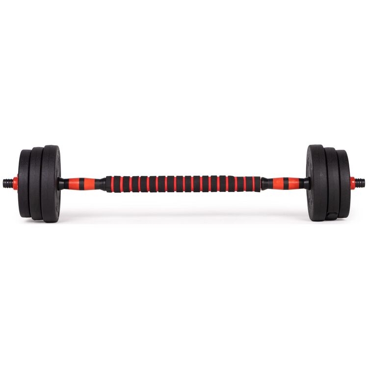 Гантели-штанга 2в1 Modern Home GB-SX 2x20kg (Black/Red)