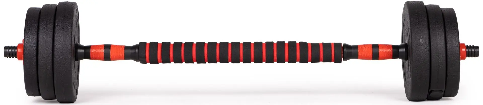 Gantere-haltera 2in1 Modern Home GB-SX 2x20kg (Black/Red)