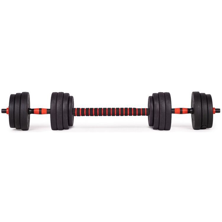 Гантели-штанга 2в1 Modern Home GB-SX 2x20kg (Black/Red)