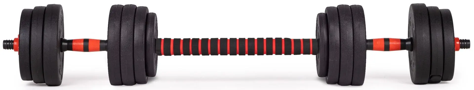 Gantere-haltera 2in1 Modern Home GB-SX 2x20kg (Black/Red)