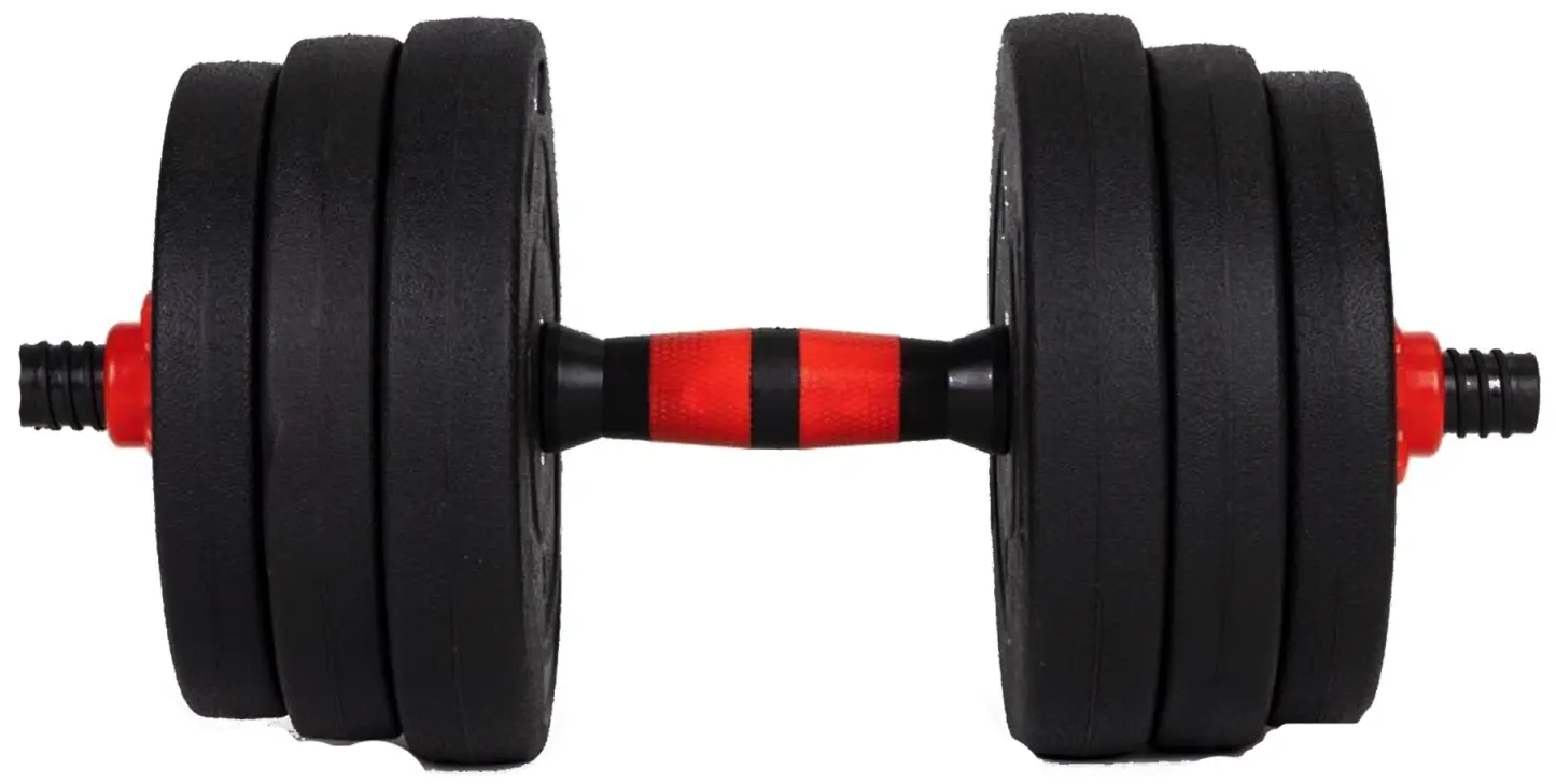 Gantere-haltera 2in1 Orion DBS-30-OR 30kg (Black/Red)