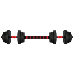 Gantere-haltera 2in1 Orion DBS-30-OR 30kg (Black/Red) Thumb