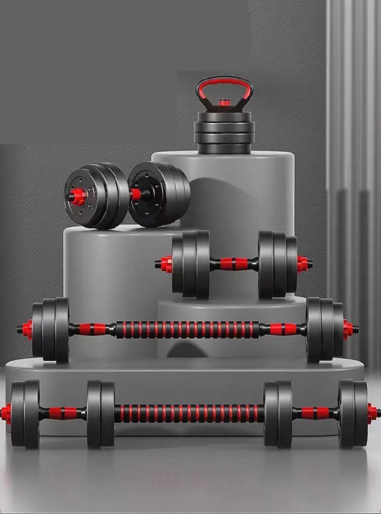 Gantere-haltera 2in1 Orion DBS-30-OR 30kg (Black/Red)