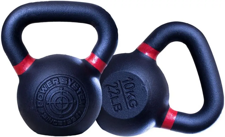 Гиря Power System 4102BK-0 10kg (Black/Red)