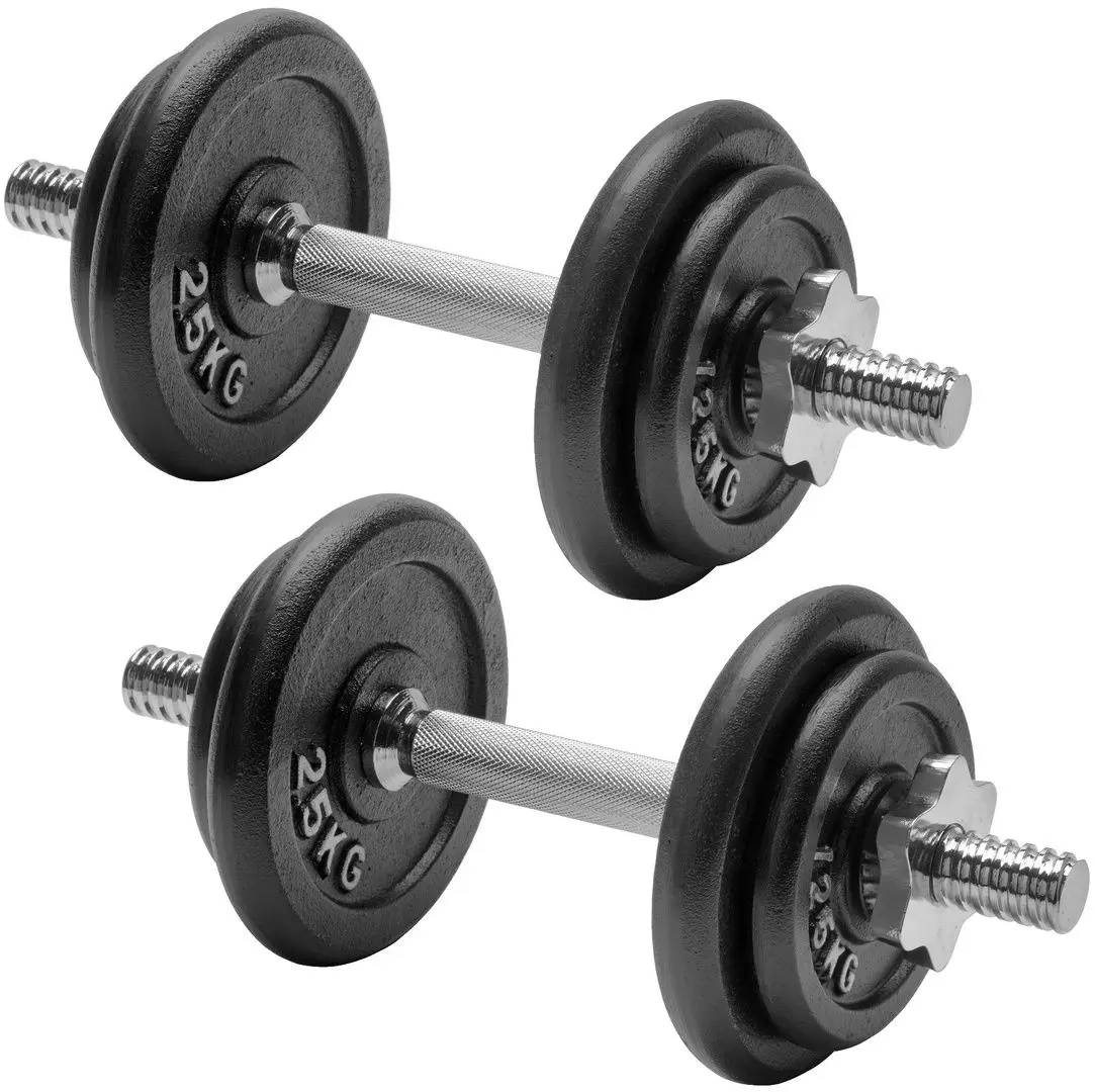 Набор гантелей с кейсом PX-Sport WS-108 2x10kg (Black/Chrome)