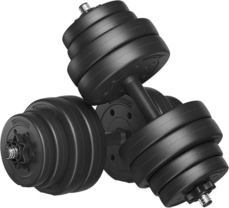 Гантели-штанга 2в1 Songmics SYL30HBK 2x15kg (Black)