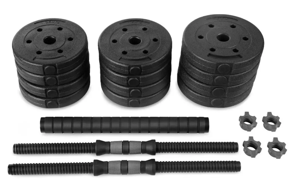 Гантели-штанга 2в1 Spokey Pondus 2x10kg (Black) - 2