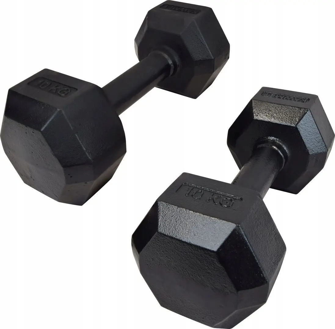 Гантель гексагональная Sport STI1730 10kg (Black) - 2