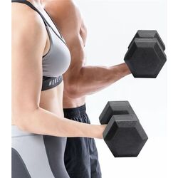 Гантель гексагональная Sport STI1730 10kg (Black) Thumb