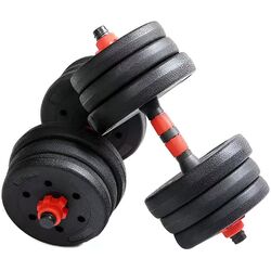 Набор гантели + штанга Sport STI1738 20kg (Black/Red) Thumb