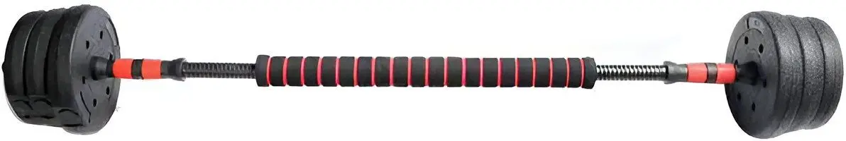 Набор гантели + штанга Sport STI1738 20kg (Black/Red) - 3