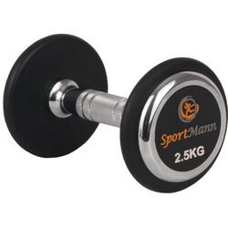 Гантель обрезиненная Sportmann Deluxe 2.5 kg