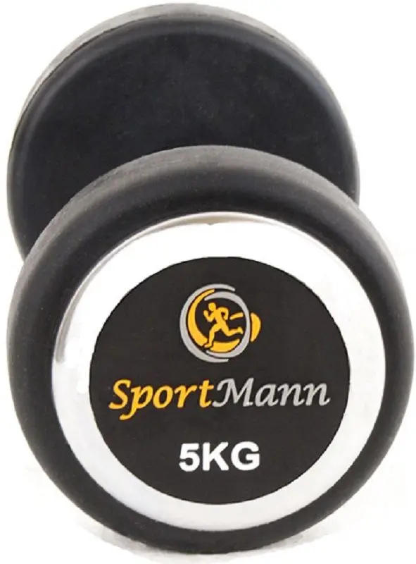 Гантель обрезиненная Sportmann Deluxe (5 kg)