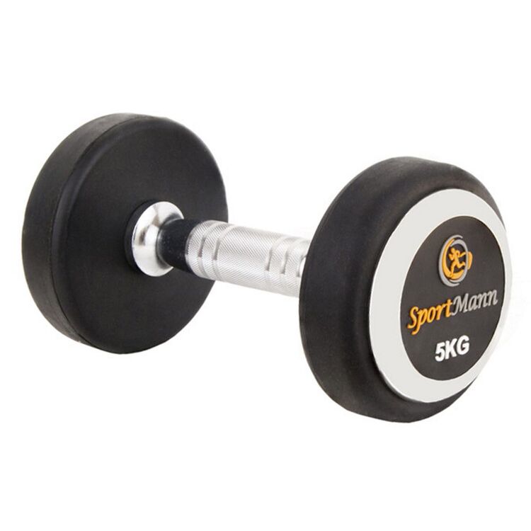 Gantera cauciucata Sportmann Deluxe (5 kg)