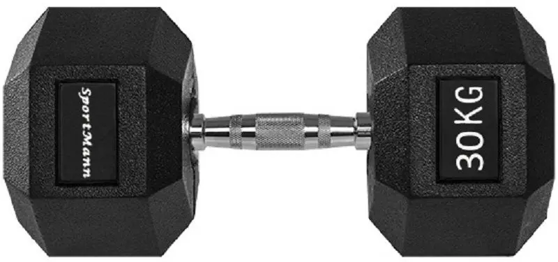 Gantera cauciucata Sportmann SM1185 (30 kg)