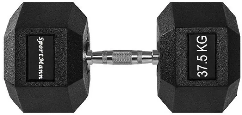 Gantera cauciucata Sportmann SM1299 (37.5 kg)