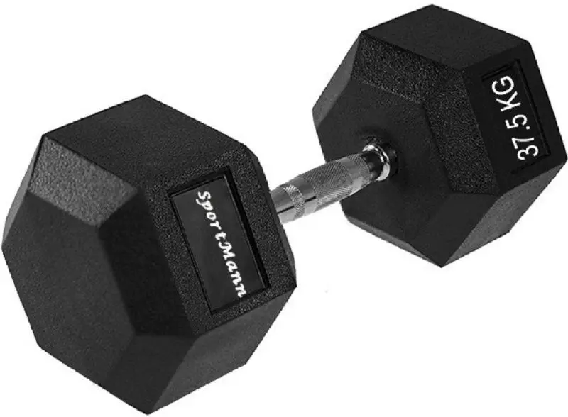 Gantera cauciucata Sportmann SM1299 (37.5 kg)